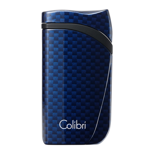 Colibri aansteker Single Flame Falcon Carbon Fiber Blue