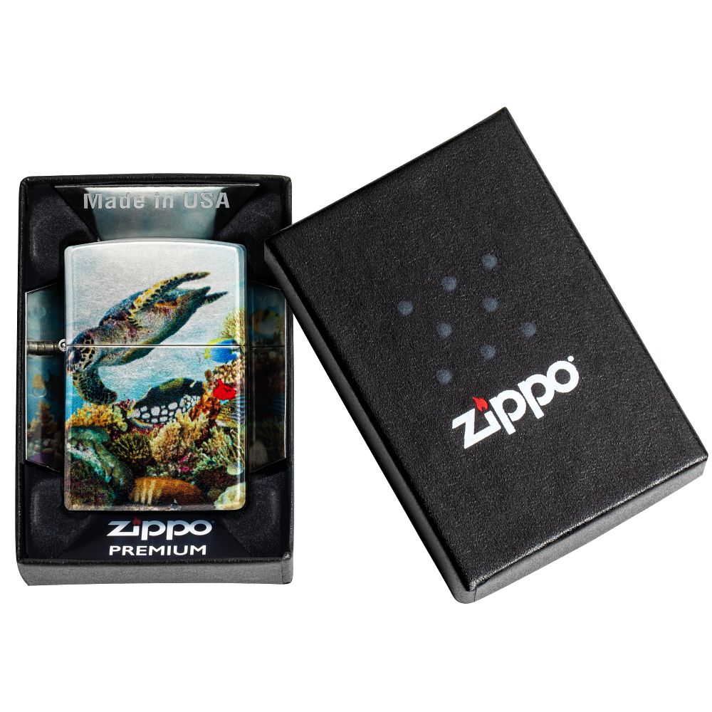 Zippo aansteker script collectible Colorful Sky Design in doosje