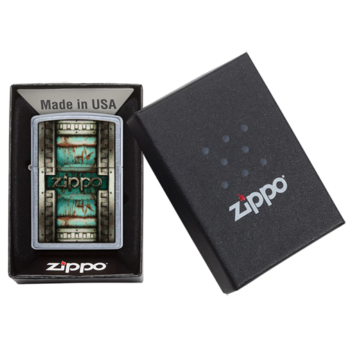 Zippo aansteker Patina Design verpakking