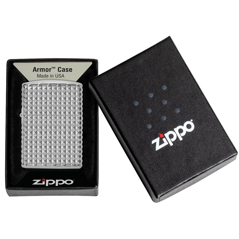 Zippo Geomatric Diamond Design aansteker.
