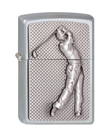 Zippo Golfer 3D Emblem aansteker