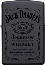 Zippo Jack Daniel's Black in Black aansteker