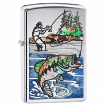 Zippo aansteker Fisherman in Fuzion