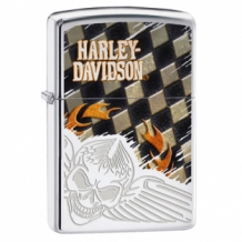 Zippo aansteker Harley-Davidson Skull Chess