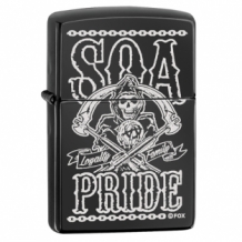 Zippo aansteker SOA Ebony