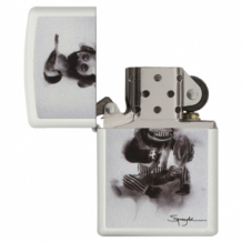Zippo aansteker Spazuk Monkey open