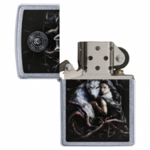 Zippo aansteker Anne Stokes Soul Bond open