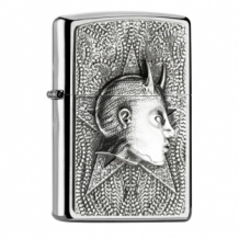 Zippo aansteker devil female emblem