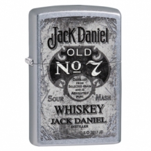 Zippo aansteker Jack Daniel's Old No7 Street Chrome
