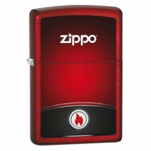Zippo aansteker Red and Black Design
