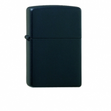 Zippo aansteker regular media chrome black matte