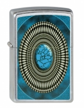 Zippo aansteker Turquoise Design