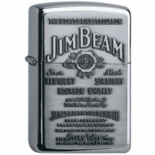 Zippo aansteker Jim Beam emblem