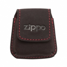Zippo tasje met lus Mokka voorzijde