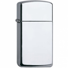 Zippo aansteker slim chroom High polished