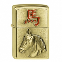 Zippo aansteker 2026 Year of the Horse Brass