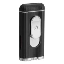 Aansteker Xikar Hedron flat jetflame chrome - black