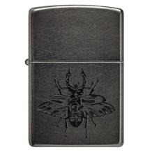 Zippo Beetle Design aansteker geopend