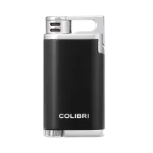 Colibri aansteker Single Jetflame Belmont Metallic Black Chrome Bestellen
