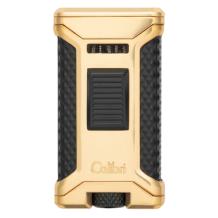 Aansteker Colibri triple flame Ascari goud