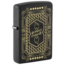 Zippo Black Cards Design aansteker