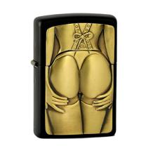 Zippo Stocking Girl Matte Black aansteker