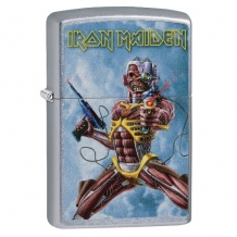 Zippo aansteker Iron Maiden Somewhere back in time