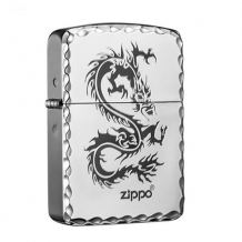 Zippo aansteker Silver Dragon Replica 1941
