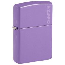 Zippo Smokey Lavender with logo aansteker