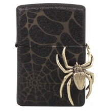 Zippo aansteker Spider Black Crackle Emblem Limited Edition