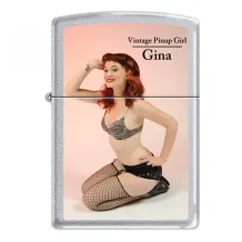Zippo vintage Pinup Gina Limited Edition aansteker