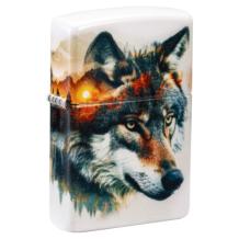 Zippo Wolf and Mountain aansteker
