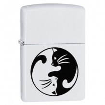 Zippo aansteker Yin Yang Cats