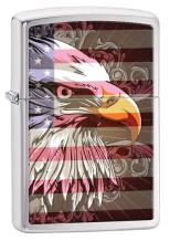 Zippo aansteker Eagle in Flag color