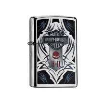 Zippo Harley Davidson Skull Tribal aansteker