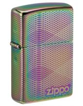 Zippo Illusion Line Pattern Design Aansteker