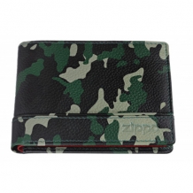Zippo portemonnee creditcard only camo green voorzijde