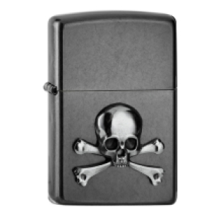 Zippo Skull and Bones Emblem aansteker