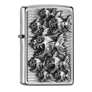 Zippo aansteker Piranhas