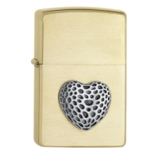 Zippo Mini Heart Brass aansteker