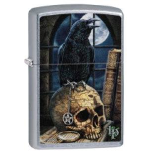 Zippo aansteker Lisa Parker - Bird on Skull