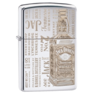 Zippo Jack Daniel\'s Bottle Chrome aansteker