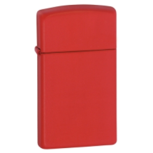 Zippo aansteker slim Red Matte