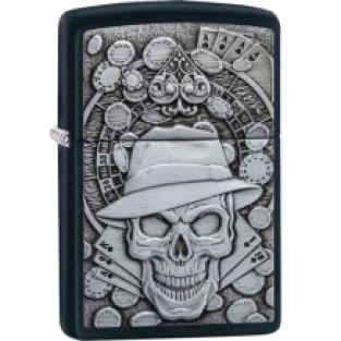 Zippo Gambling Skull aansteker