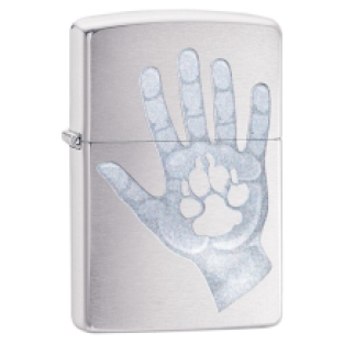 Zippo aansteker Pet Hand