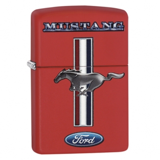Zippo aansteker Ford Mustang Red