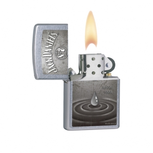 Zippo aansteker Jack Daniels Old No7 Drop street chrome