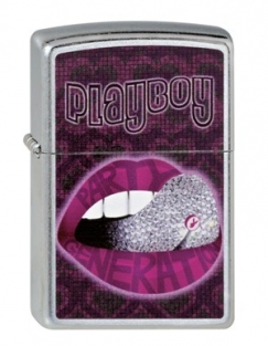 Zippo aansteker Playboy Diamonds Tongue