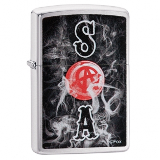 Zippo aansteker Sons of Anarchy Black & Red