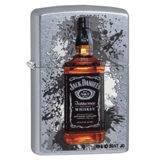 Zippo aansteker Jack Daniel\'s Bottle Street Chrome